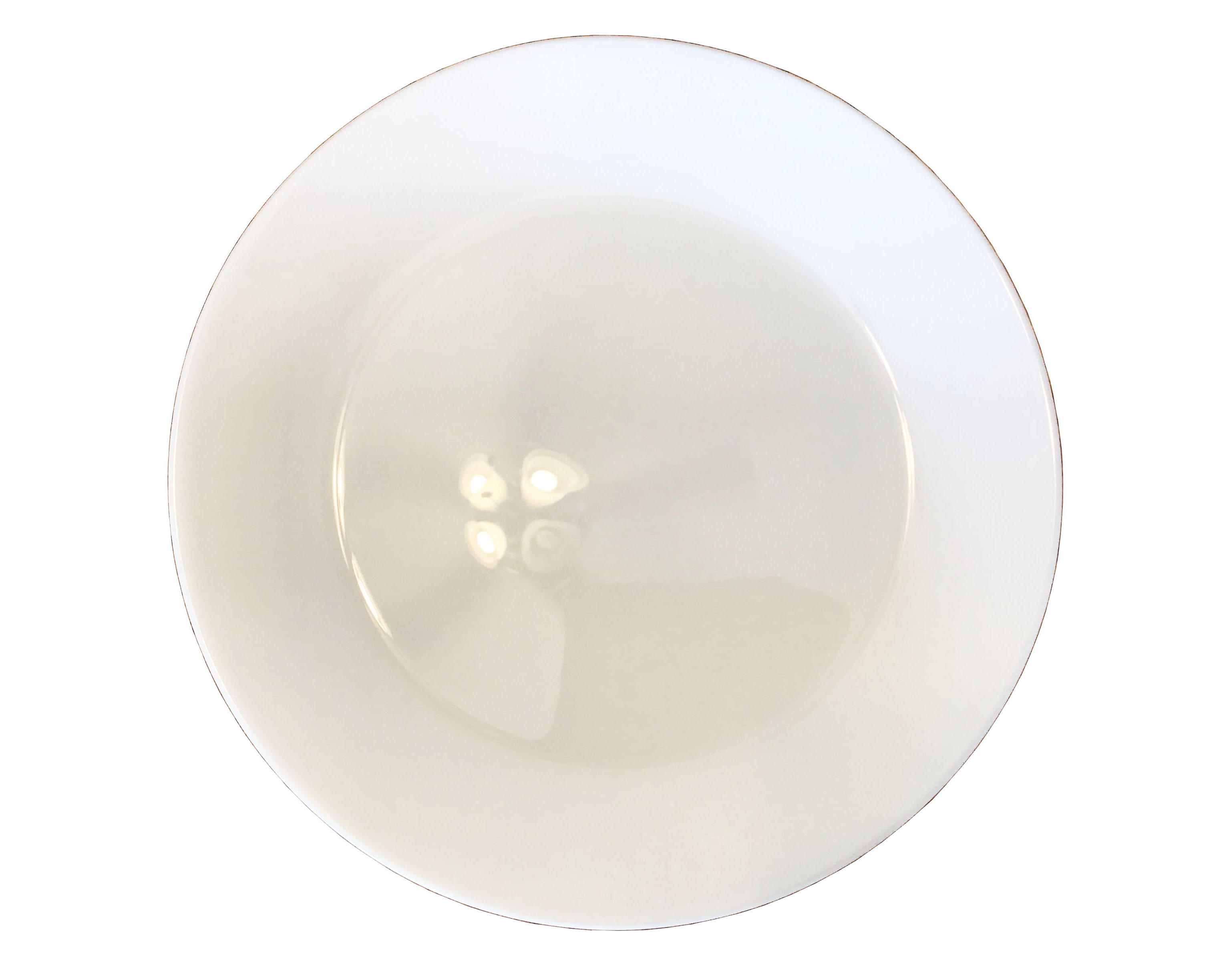 salad plates - glass (white, Oftast) - 7 1/2”