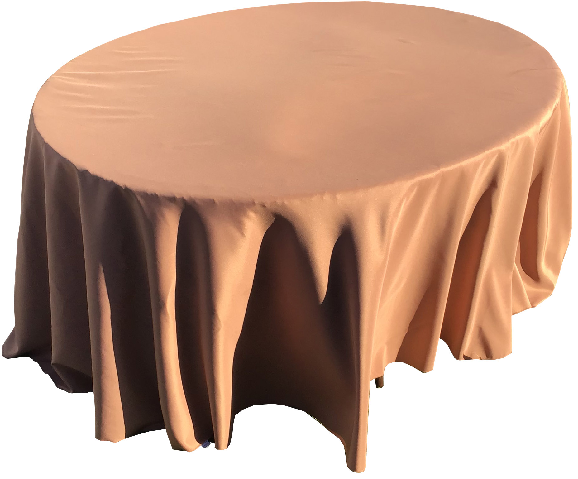 round tablecloths (latte rose) - 120