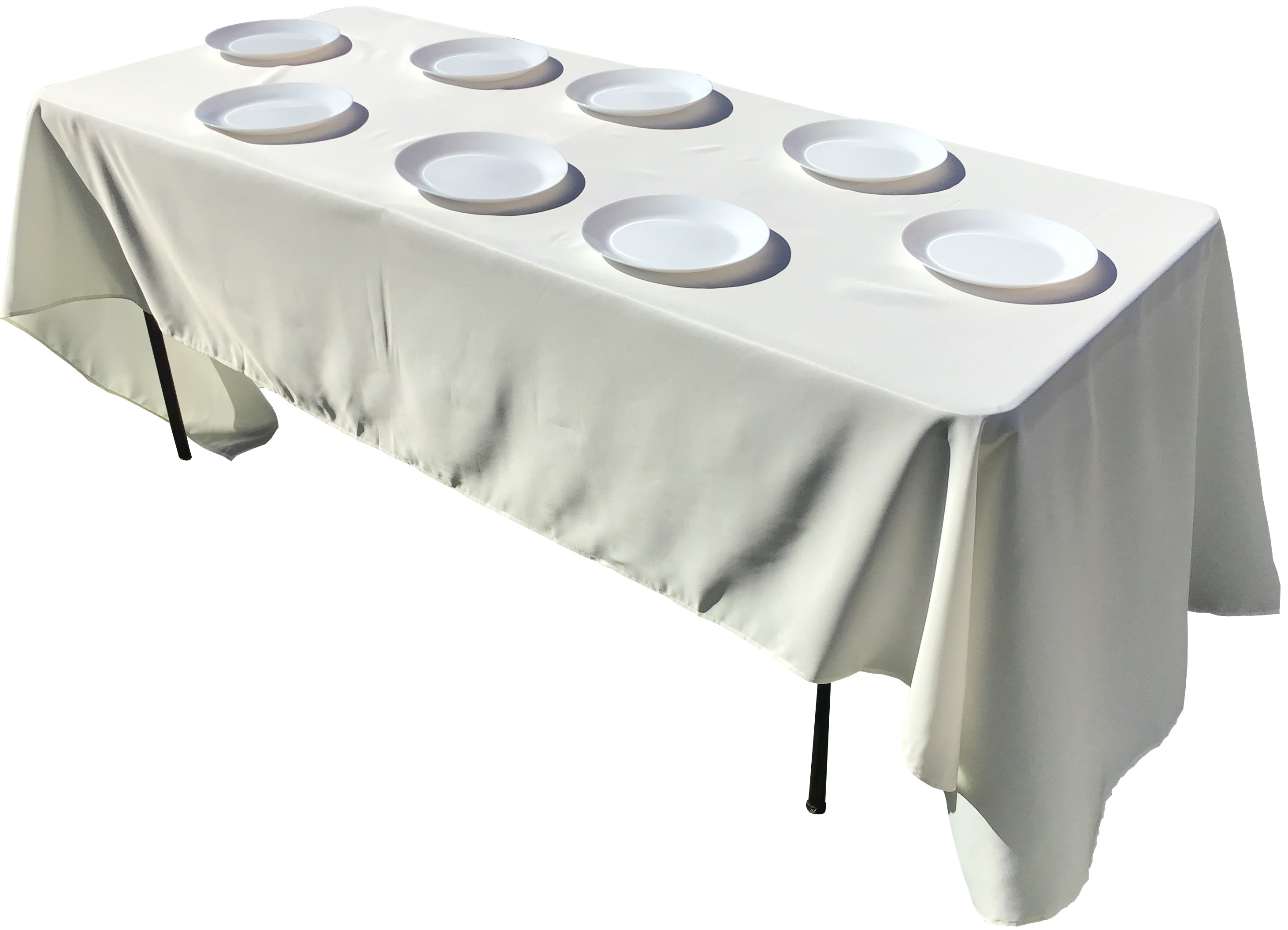 rectangle tablecloths (ivory) - 60 x 126