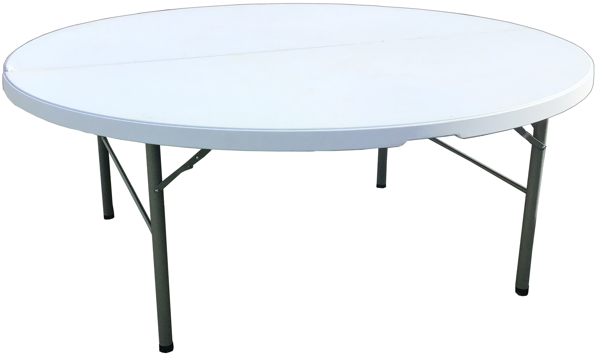 6 foot round tables (bifold)