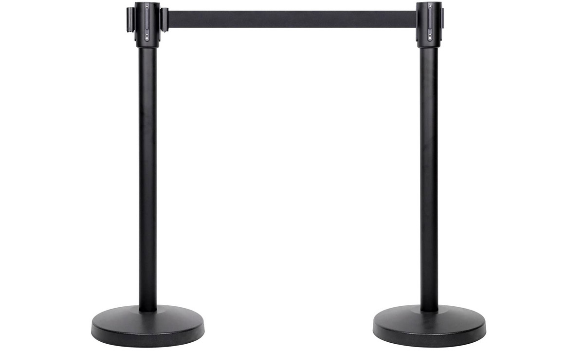 stanchion with 6.5 foot retractable belt
