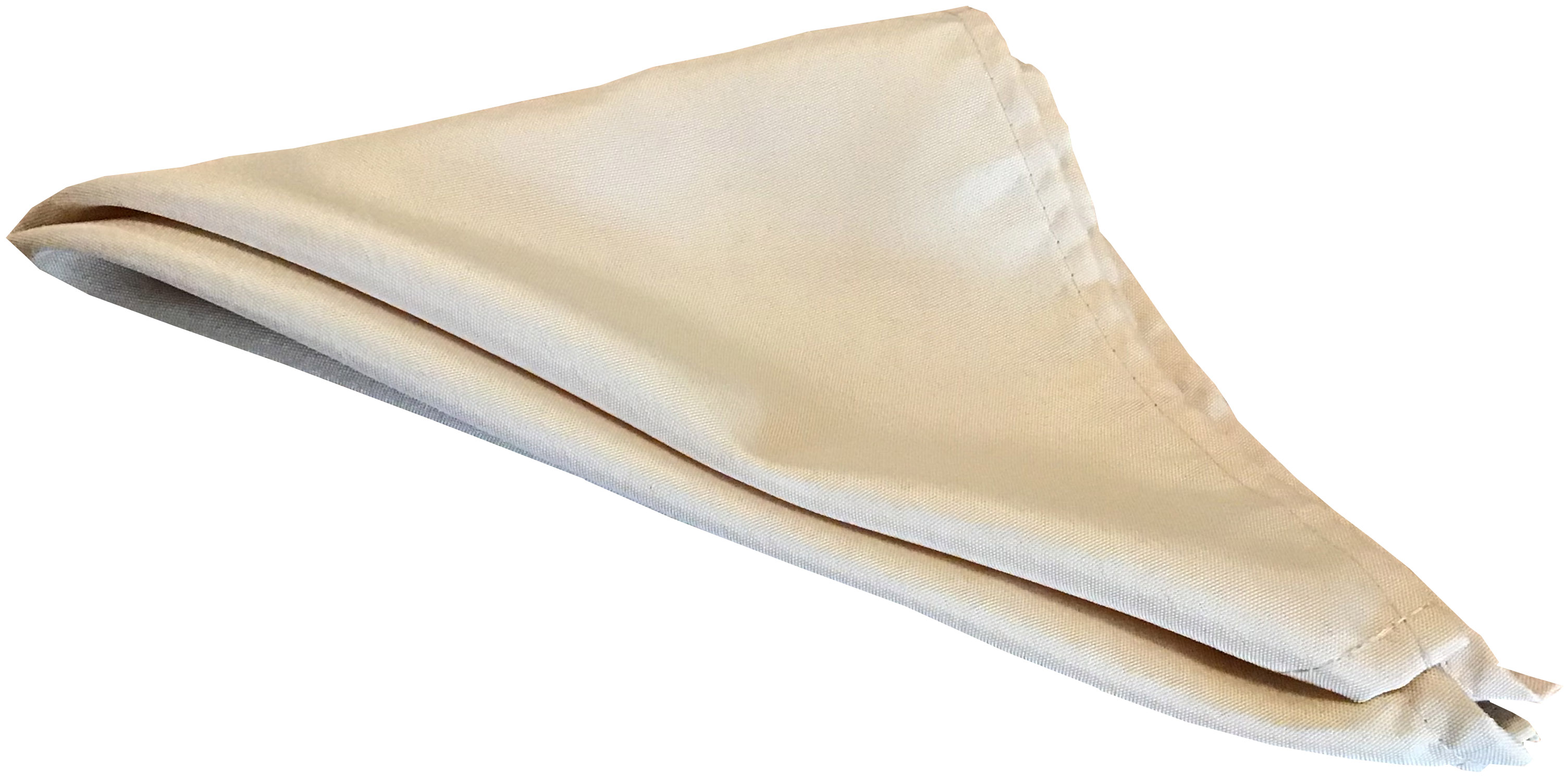 cloth dinner napkins (champagne) - 17 x 17