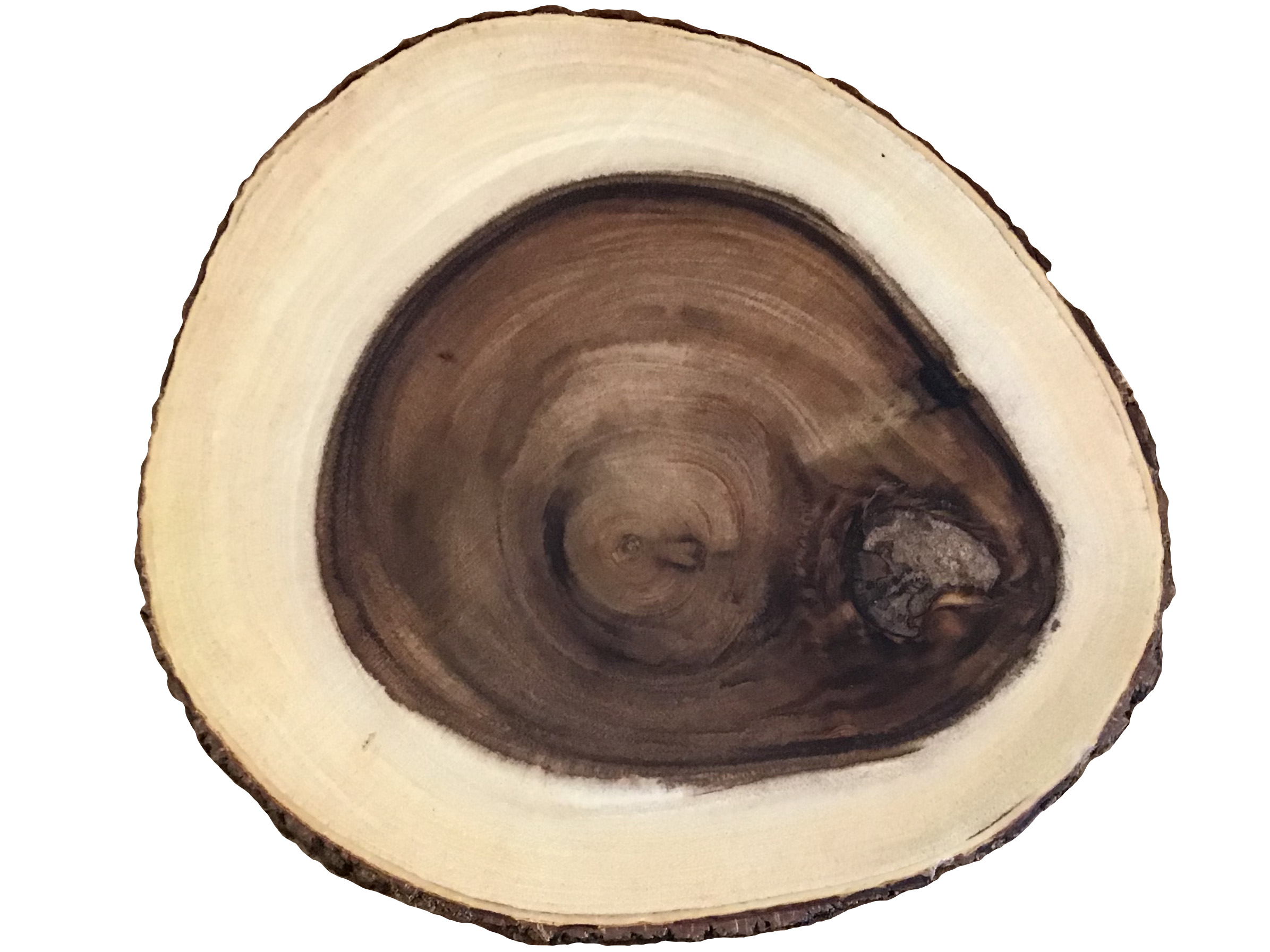 wood serving platter (10-11 diameter)