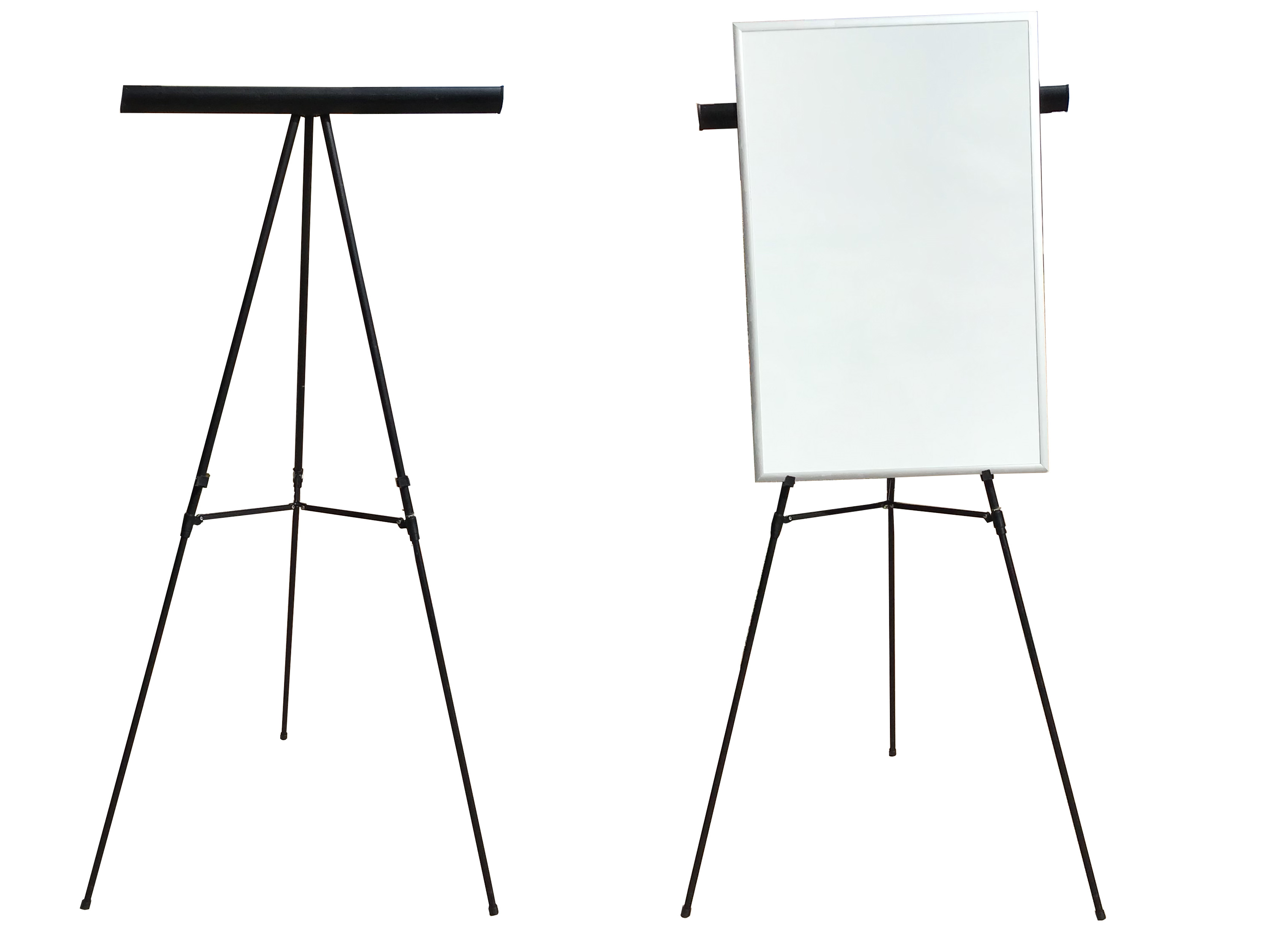 easel with pad retainer (black aluminum) - 35 to 65