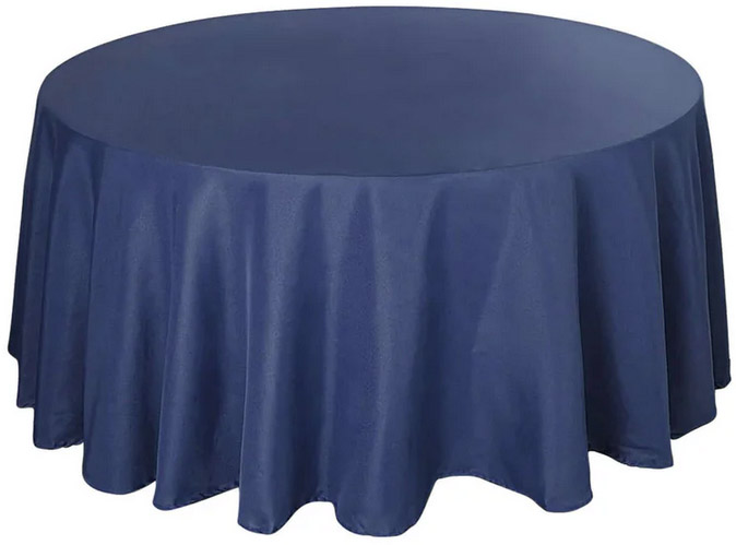 round tablecloths (navy blue) - 132