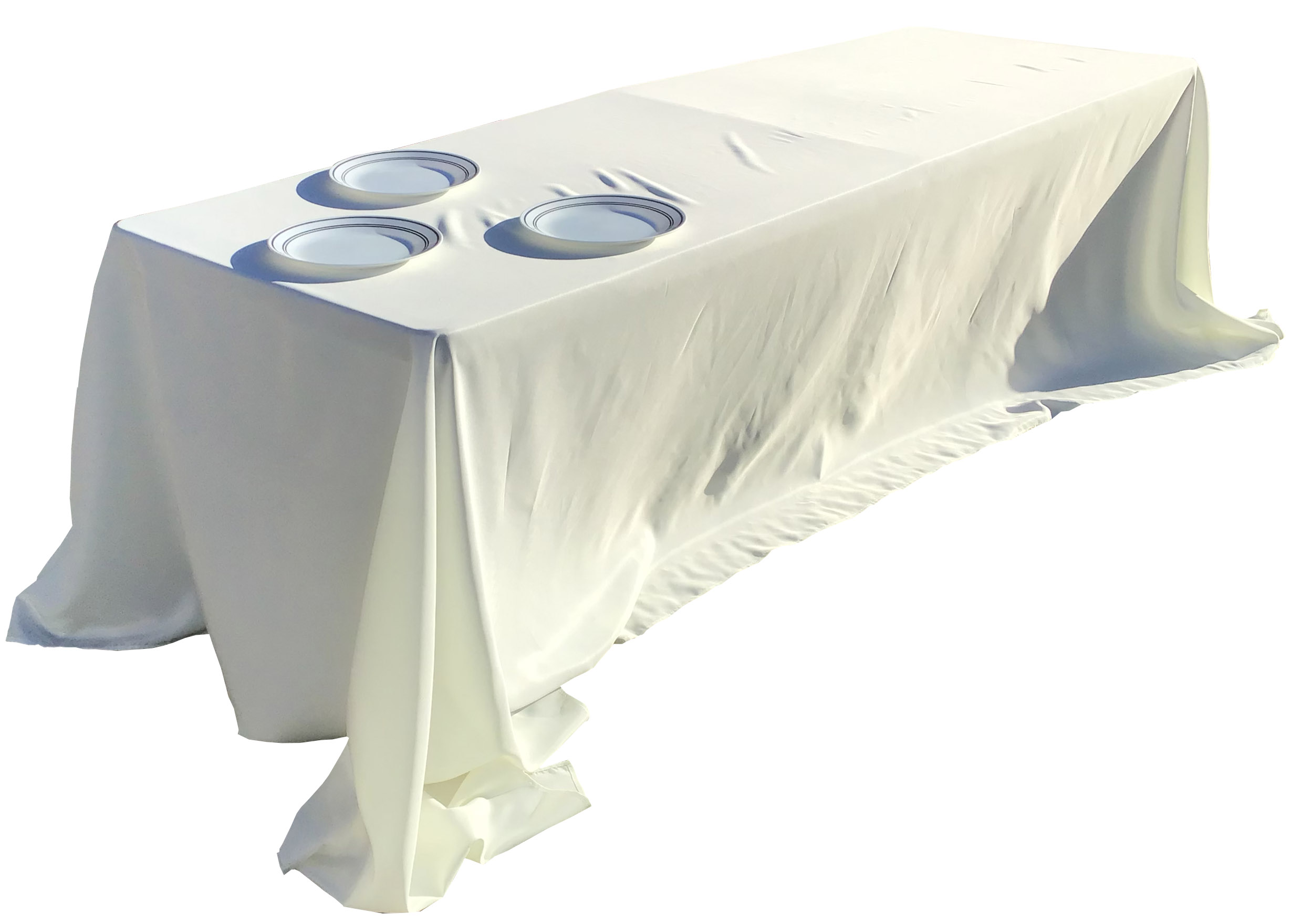 rectangle tablecloths (ivory) - 90 x 156