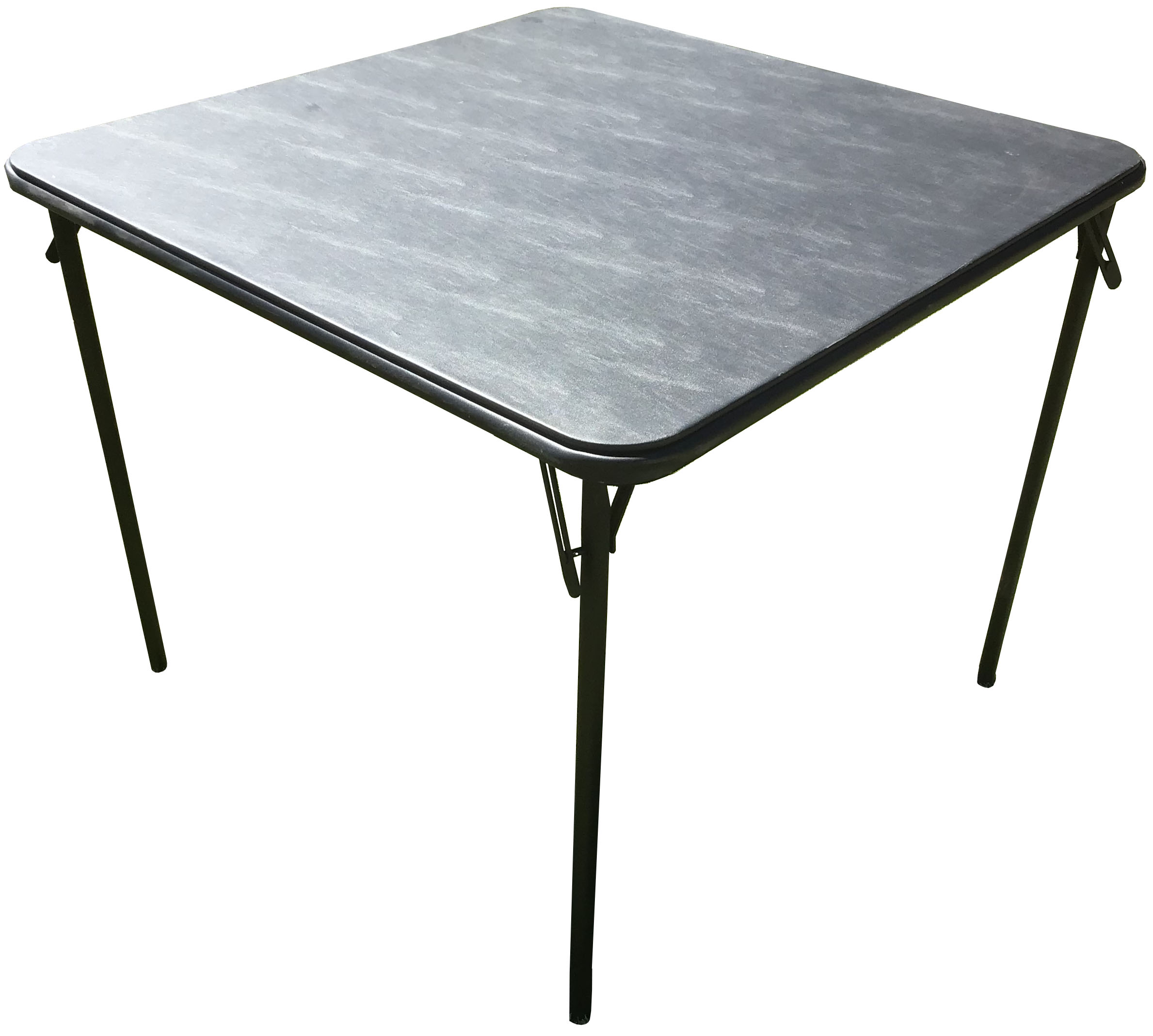 34 inch square tables (faux leather, black)