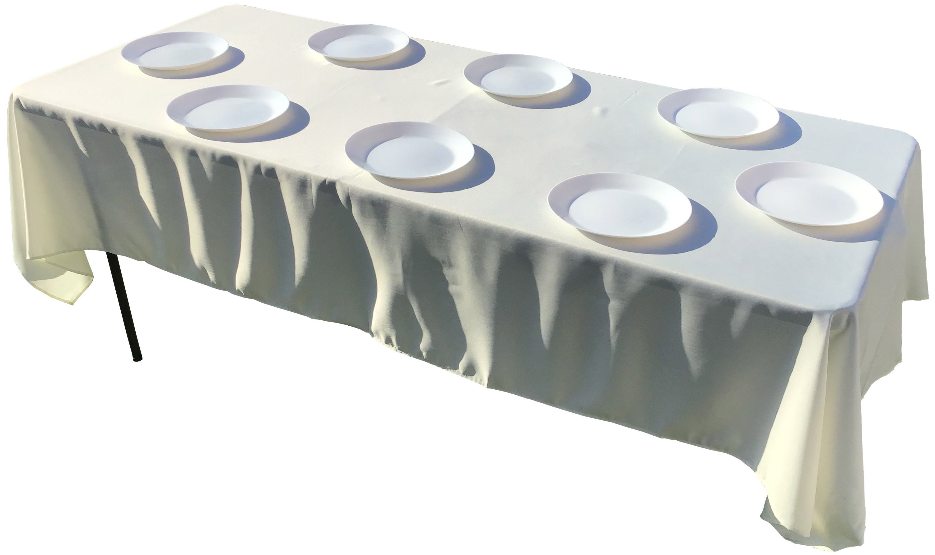 rectangle tablecloths (ivory) - 60 x 102
